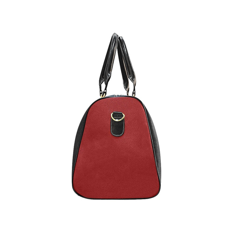 Travel Bag Large Weekender (Black & Red)